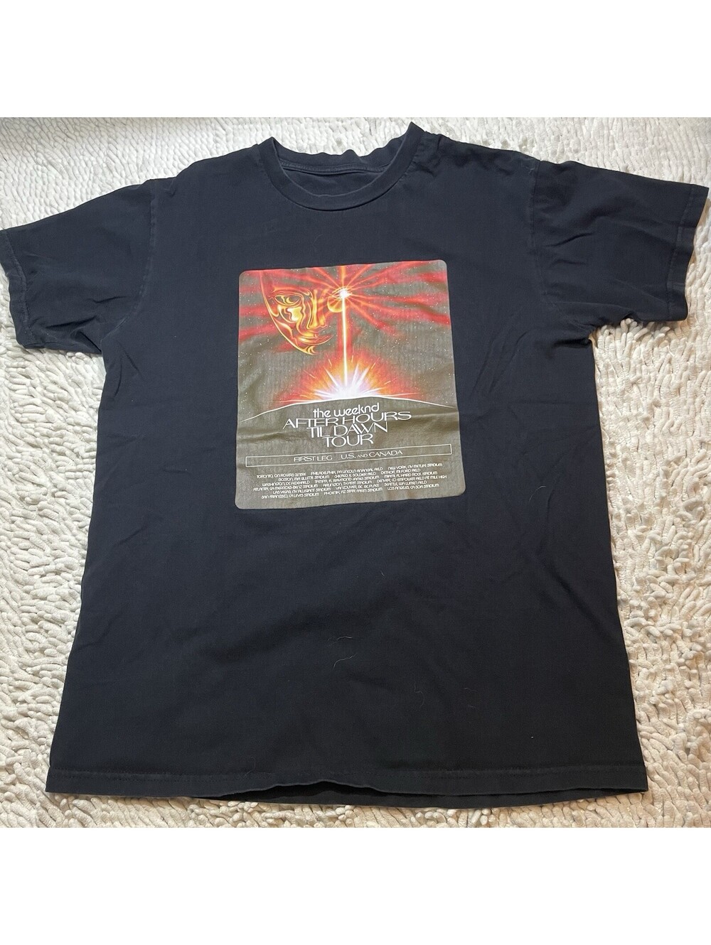 The Weeknd After Hours Tour XO Concert Shirt Medium Mens Merch Promo Rap Hip Hop